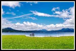 lake tondano danau north sulawesi utara